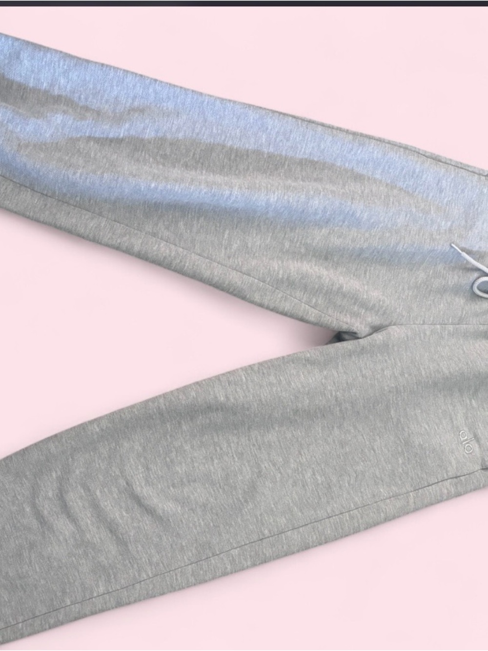 ALO Yoga Light Gray Jogger Track Pants